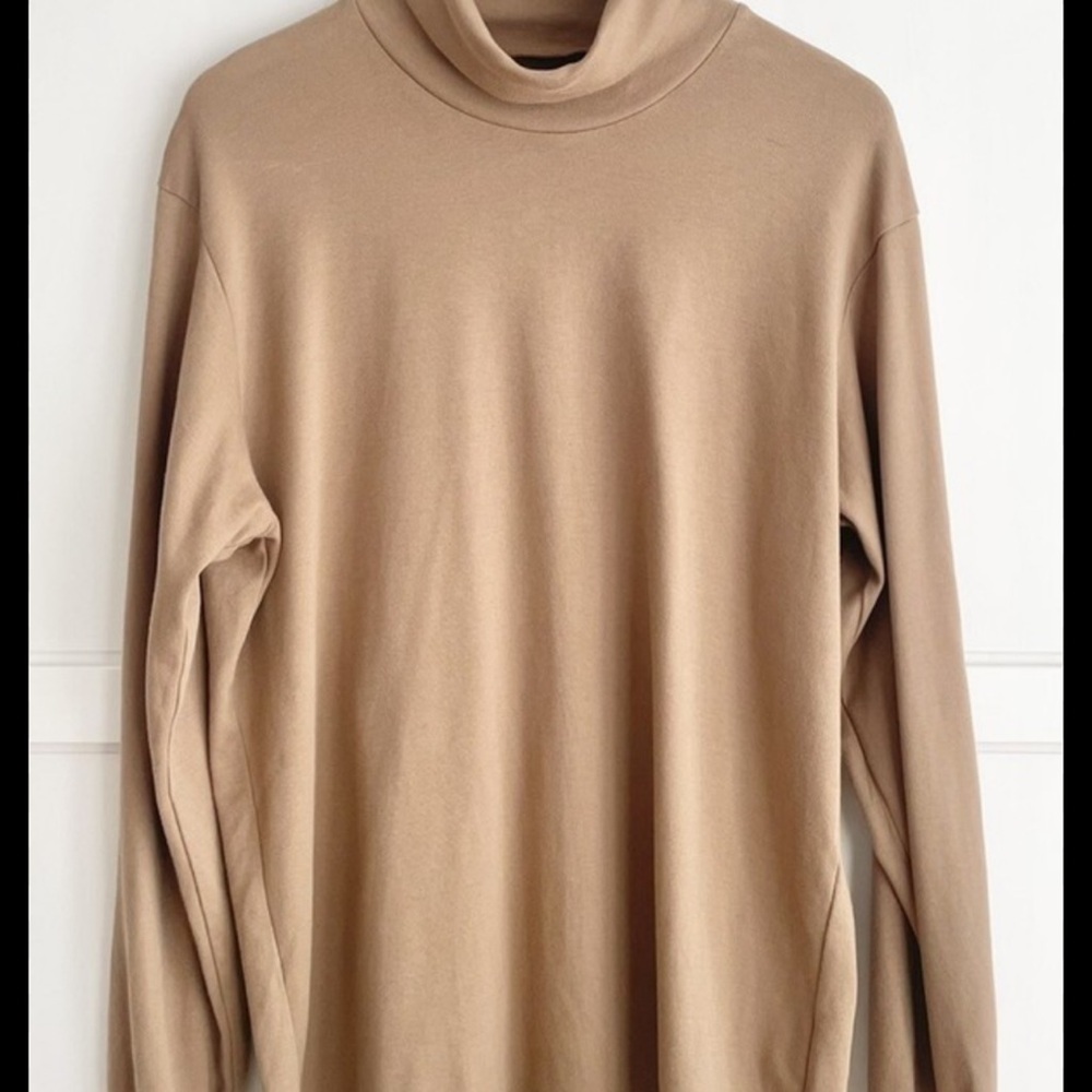 Cato Men's Camel Turtleneck Sweater